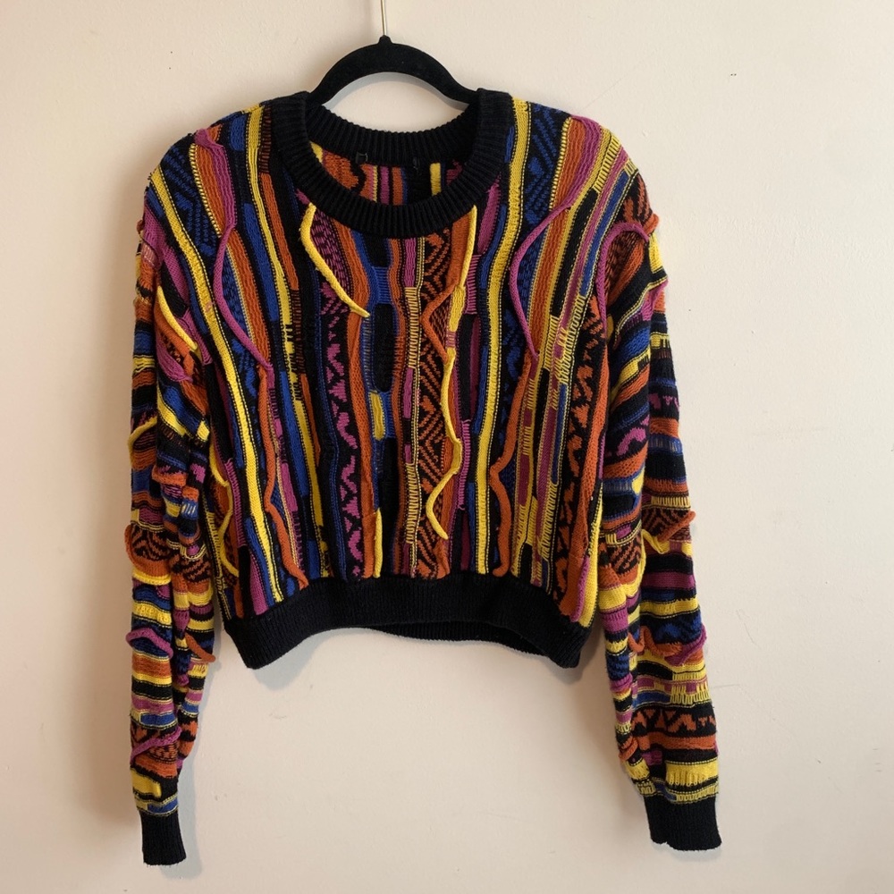 Coogi Inspired Cropped Sweater by Forever 21